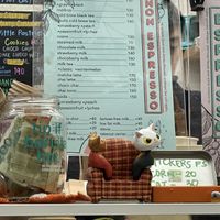 Non espresso menu  at Hot Cat  in Baguio City