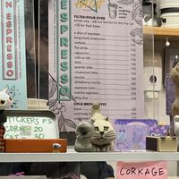 Espresso menu  at Hot Cat  in Baguio City