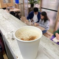 Chai with oat milk and cinnamon   at Hot Cat  in Baguio City