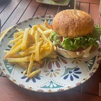 Vegán burger házi babos zöldségpogácsával, avokádókrémmel👌  at Zöld Terasse in Kercaszomor