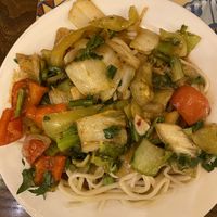 Vegetarian lagman   at Navat in Almaty