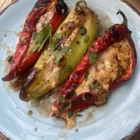 Stuffed peppers  at Los V in Athens