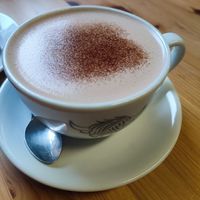 Vegan hot chocolate at The Highland Cow Shop in Isle Of Skye