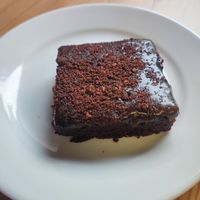 Salted caramel brownie at The Highland Cow Shop in Isle Of Skye