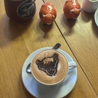 cappuccino   at The Highland Cow Shop in Isle Of Skye