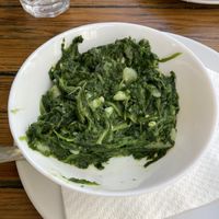 Mangold mit Kartoffeln   at Restaurant Mizarola in Hvar