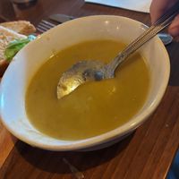 Soup of the day (leek and potato) just remove the butter it come with at The Chlachain Inn in Mallaig