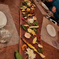 Appetizer plate for four at A Heavenly Kitchen  in Yakushima