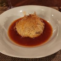 Sweet potato tofu pate with tomato sauce at A Heavenly Kitchen  in Yakushima