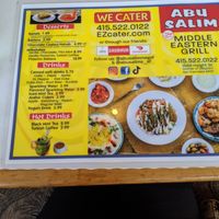  at Abu Salim Middle Eastern Grill in San Francisco