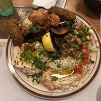 Veggie combo   at Abu Salim Middle Eastern Grill in San Francisco