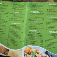 Vegetarian menu page 1 at Aroma in Essen