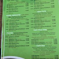 Vegetarian menu page 2 at Aroma in Essen