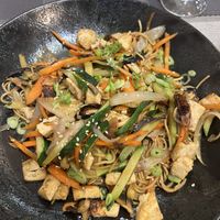 Vegetable noodles  at Sakura House in Sete