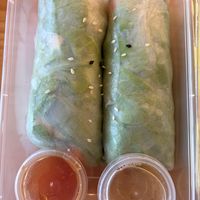 Vegetarian Summer Rolls (vegan) got for a lunch option tomorrow if the Bay of Islands cruise fails to provide a decent lunch.   at Chang Siam in Kerikeri