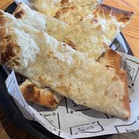 Vegan cheesy garlic bread  at Next Level in Halifax