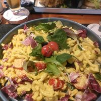 Spätzle with vegetables at Waldwirtschaft Landsberg - Sandau in Landsberg Am Lech