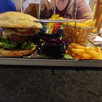 Veggie Burger at Waldwirtschaft Landsberg - Sandau in Landsberg Am Lech