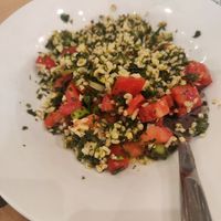 Taboule salad (I had already eaten some) at Taverna Vosporos in Kavala