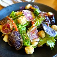 Crispy Tofu with Andean Grains Salad at Gusto Creciente  in Lima