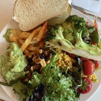 Vegan buffet at grand buffet in the evening    at Color Line in Oslo