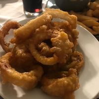 Onion rings at The Sycamore Tree in Colwinston