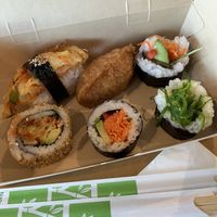 Vegan sushi  at WLG - TJ Katsu in Wellington