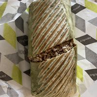 Vegan Bangkok Curry Wrap  at Cultures in Guelph