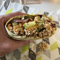 Vegan Bangkok Curry Wrap   at Cultures in Guelph