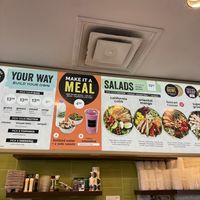 Menu Board  at Cultures in Guelph