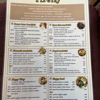 Menu as of Dec 2024  at Firefly in Pai