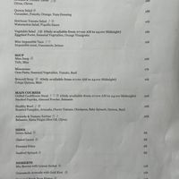 In-room dining menu, also available at the Drawing Room  at The Drawing Room in Hong Kong Island