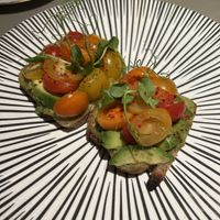Avocado & tomato tartine  at The Drawing Room in Hong Kong Island