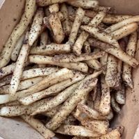 Zatar fries(vegan) comes with yummy Tumo(not pictured)   at Spread Kitchen Sonoma in Sonoma