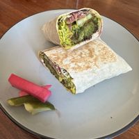Falafel wrap so good!   at Spread Kitchen Sonoma in Sonoma