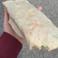 Vegan crèpe with rocket and tomato at Crêperie Boll in Kiel