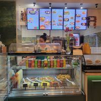 Counter at Vegan World Kebab  in Warsaw