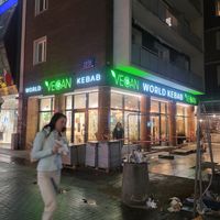 Outside at Vegan World Kebab  in Warsaw