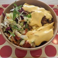 Kebab Box with mango sos at Vegan World Kebab  in Warsaw