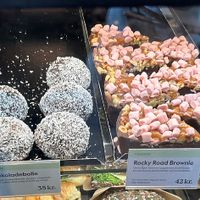 Couple of the cake options  at Espresso House in Vejle