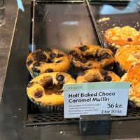 Clearly labelled vegansk  at Espresso House in Vejle