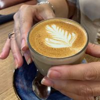 Oat latte  at Zaza Cafe & Bistro in Bournemouth