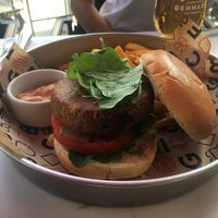 vegan burger at Big Chefs Tünel in Istanbul