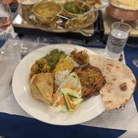 Vegan thali  at Restaurant Everest in Luxembourg City