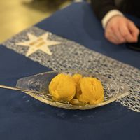 Mango ice   at Restaurant Everest in Luxembourg City