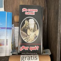 Don’t eat meat! Why? (Take for free)  at Orellana in Manizales