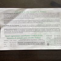 Effects of animal agriculture   at Orellana in Manizales