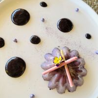 Wildberries panacotta  at Galo - Wine & Tapas in Barcelos