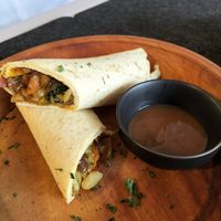 Veganer Wrap at Taste of Ceylon in Goch