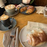 Pain au chocolats & coffees  at Kave - Hammersmith in West London